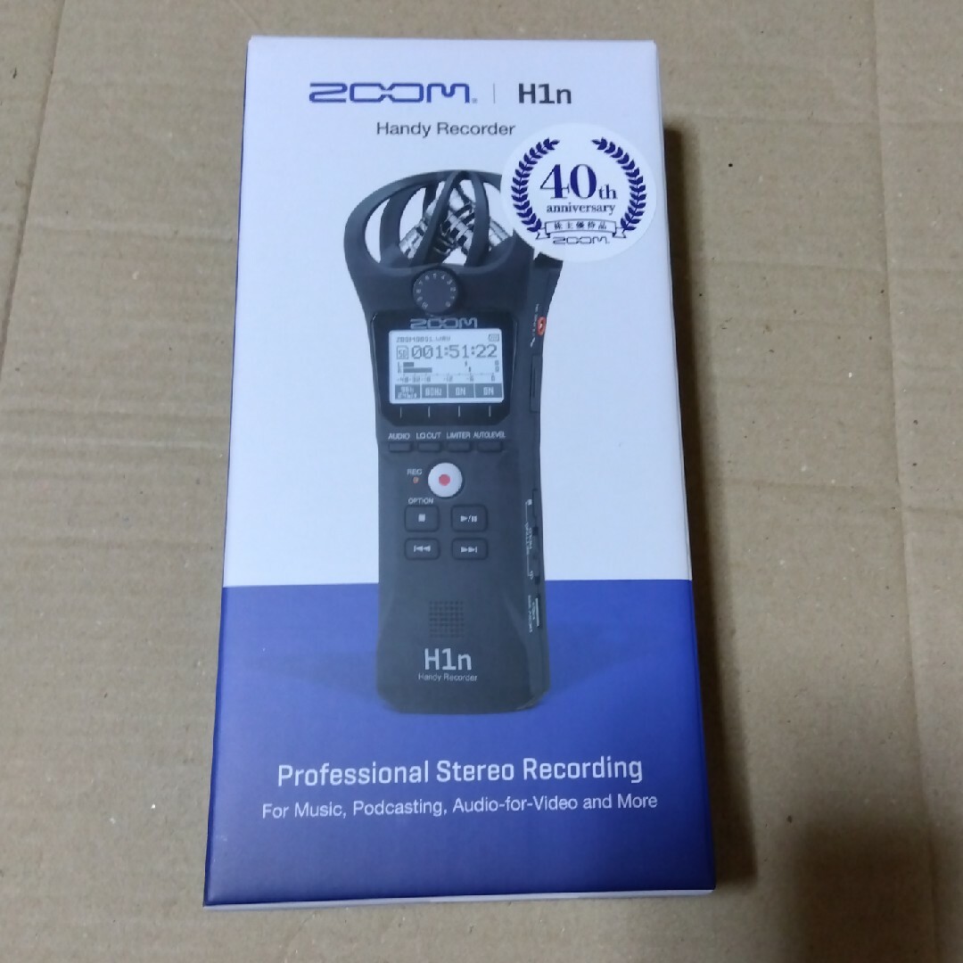 Zoom(ズーム)のZOOM  ハンディレコーダー　h1n   ズーム 楽器のレコーディング/PA機器(マイク)の商品写真