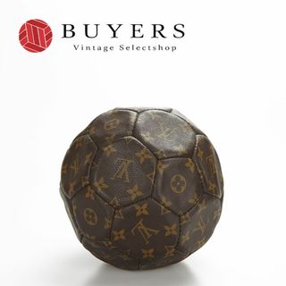 ルイヴィトン(LOUIS VUITTON)の【中古】 ルイ・ヴィトン サッカーボール M99054 モノグラムキャンバス ヌメ革 ブラウン - 世界3000個限定 1998年フランスワールドカップ コレクション LOUIS VUITTON(ボール)