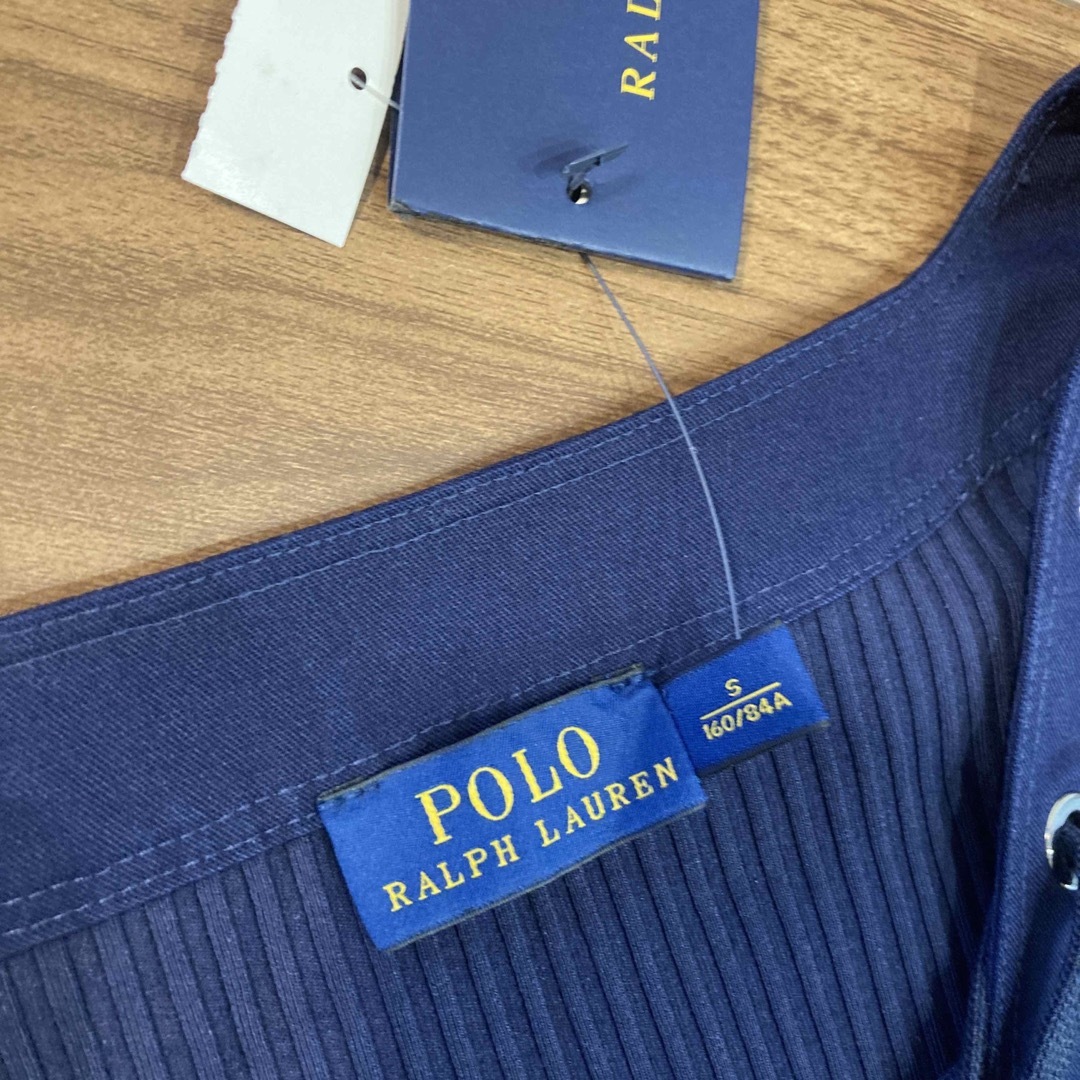 POLO RALPH LAUREN(ポロラルフローレン)の【新品☆タグ付】POLO ラルフローレン 七分袖 ワンピース  伸縮性 レーヨン レディースのワンピース(ひざ丈ワンピース)の商品写真