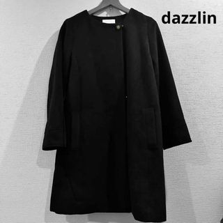 dazzlin - 【美品】dazzlin(ダズリン) Aラインノーカラーコート