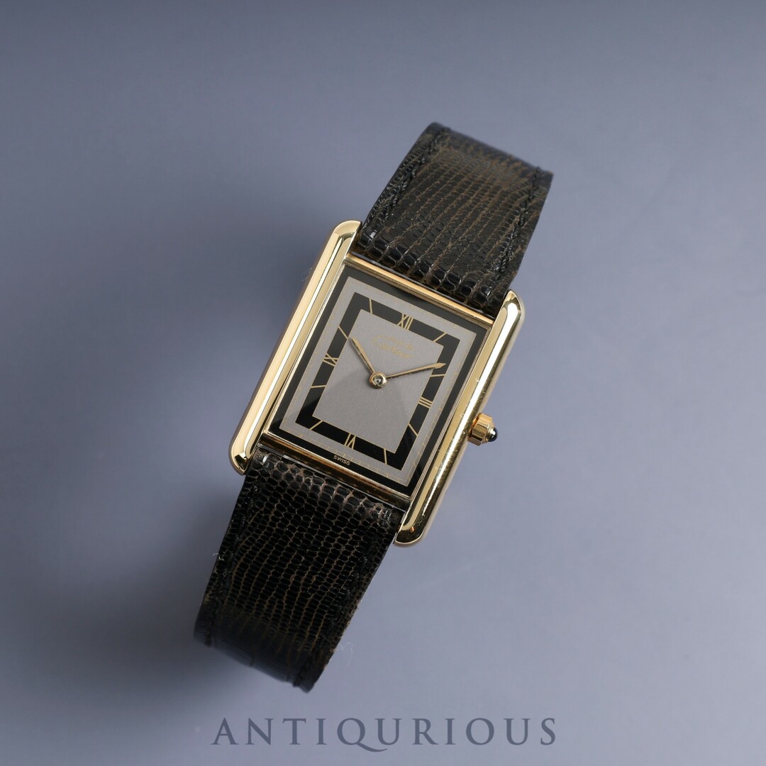 Cartier - CARTIER カルティエ マストタンク LM QZ グレー飛びローマン Cartier - CARTIER カルティエ マストタンク LM QZ グレー飛びローマン