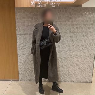 ザラ(ZARA)のひさやん様専用◎ZARA ザラ◎テディベア フェイクボア ロングコートMサイズ(ロングコート)