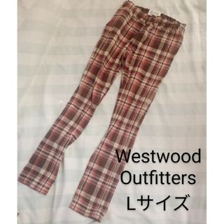 ウエストウッドアウトフィッターズ(Westwood Outfitters)のL◆Westwood Outfitters◆チェック柄ロングパンツ◆茶系(カジュアルパンツ)