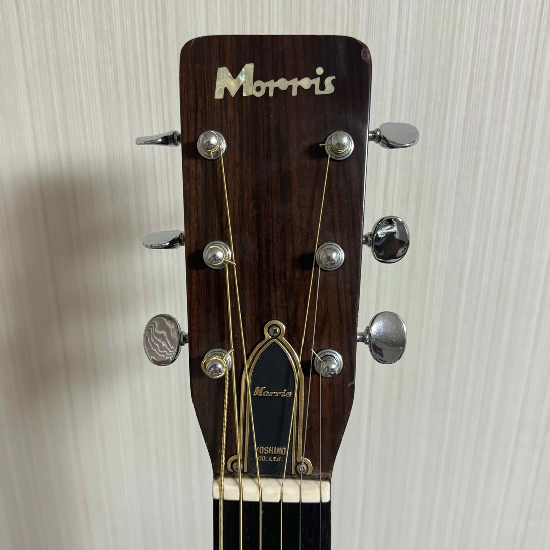 MORRIS(モーリス)の工房調整済み、ジャパビン、Morris 、W-23、1971年、芳野楽器、旧ロゴ 楽器のギター(アコースティックギター)の商品写真