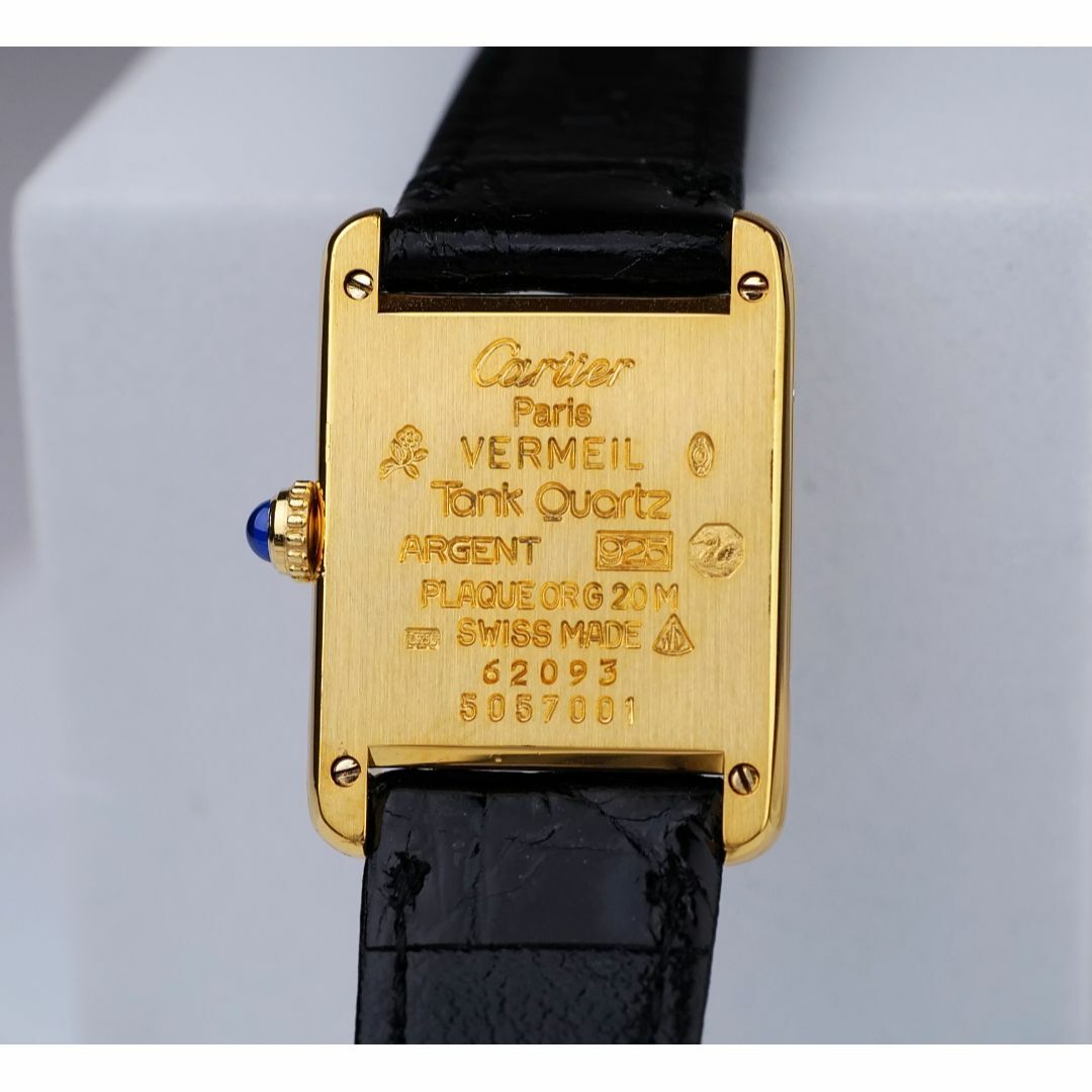 Cartier(カルティエ)の美品 カルティエ マスト タンク ゴールドライン ローマン SM レディースのファッション小物(腕時計)の商品写真