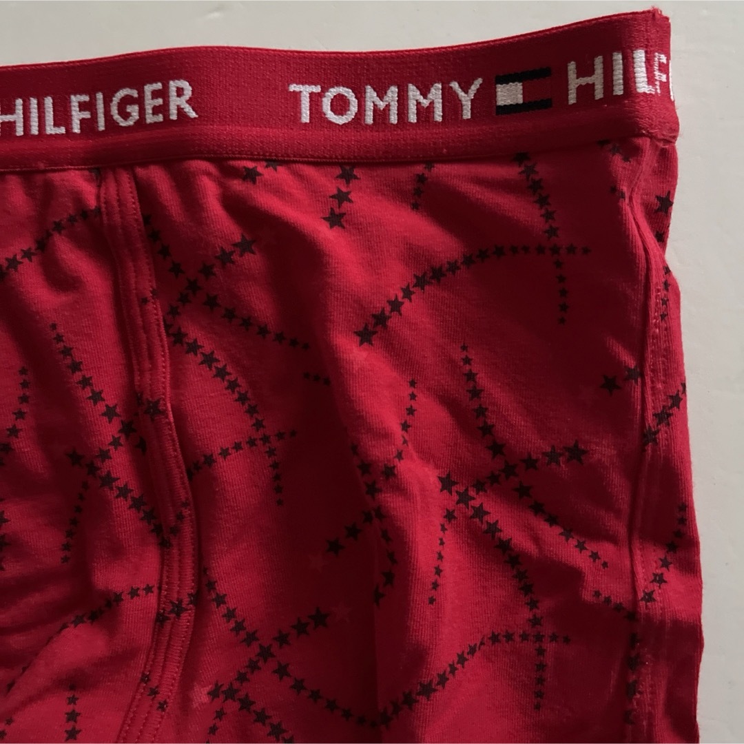 TOMMY HILFIGER(トミーヒルフィガー)のトミーヒルフィガー　メンズボクサー　ML-L(M) レッド　メンズインナー下着 メンズのアンダーウェア(ボクサーパンツ)の商品写真