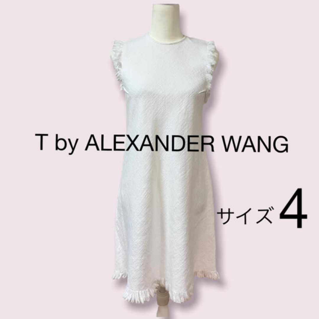 T by ALEXANDER WANG  フリンジワンピース レディースのワンピース(ひざ丈ワンピース)の商品写真