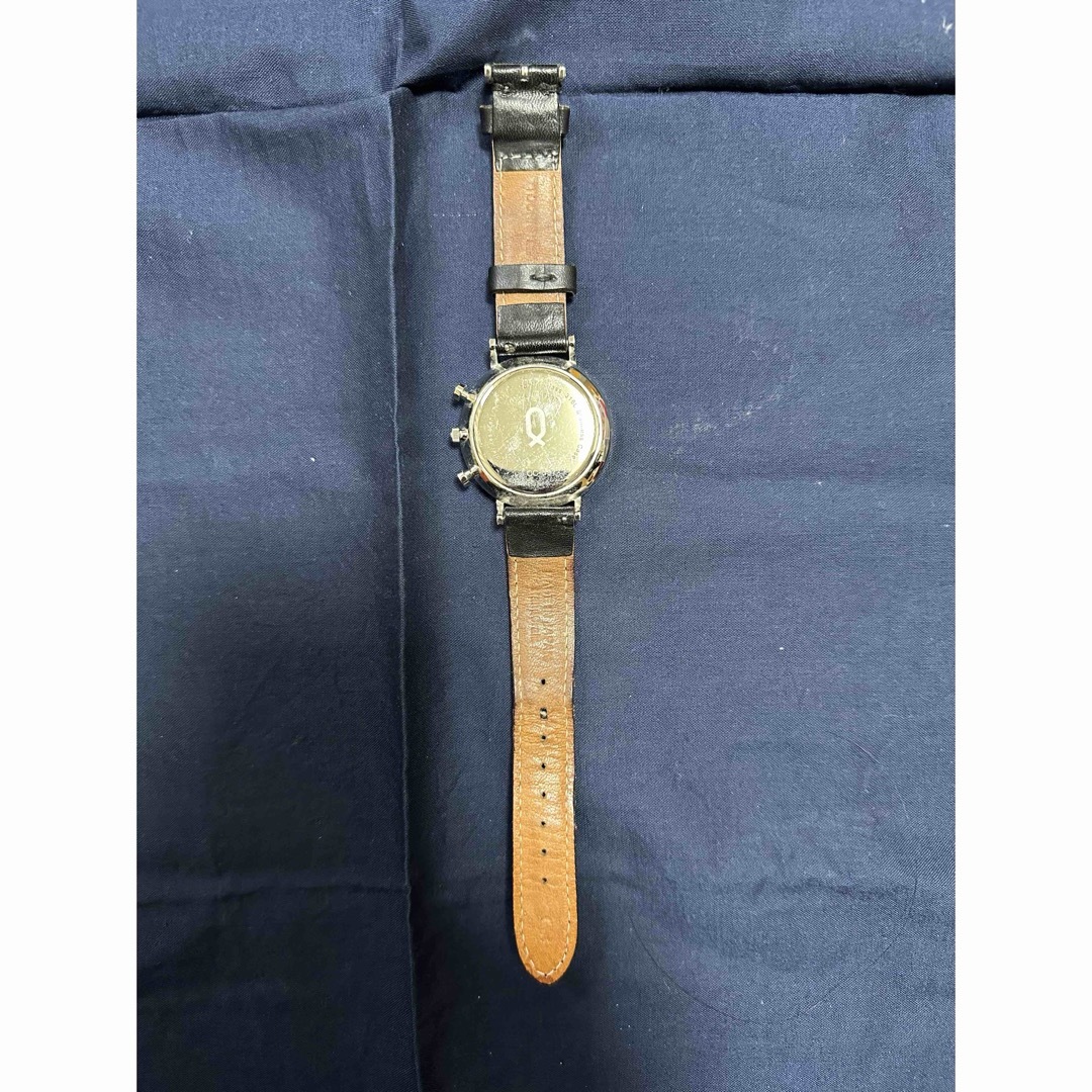 KNOT(ノット)のknot CC-39SVWH未使用シルバーステンレスベルト＋ブラックレザーベルト レディースのファッション小物(腕時計)の商品写真