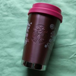 スターバックスコーヒー(Starbucks Coffee)のスターバックス　2017ホリデー　タンブラーフラワーピンク(その他)