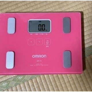 オムロン(OMRON)のOMRON オムロン 体重体組成計 HBF-216 体脂肪率 カラダスキャン(体重計/体脂肪計)