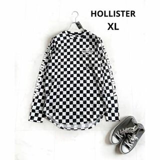 ホリスター(Hollister)の【新品タグ付】 ホリスター HOLLISTER ブロックチェック ロンT(Tシャツ/カットソー(七分/長袖))