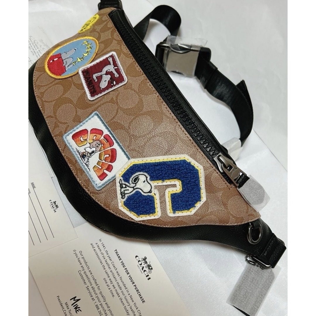 COACH(コーチ)の【コラボ】コーチ C4028 ピーナッツ ワッペン付き レディースのバッグ(ボディバッグ/ウエストポーチ)の商品写真