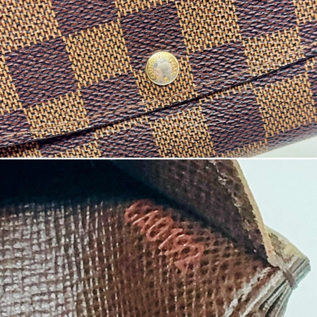 LOUIS VUITTON(ルイヴィトン)のルイヴィトン ダミエ ポルトフォイユ エミリー 長財布 箱・保存袋付き レディースのファッション小物(財布)の商品写真