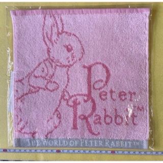 ピーターラビット(PETER RABBIT（TM）)のピーターラビット ハンドタオル（ピンク）(キャラクターグッズ)