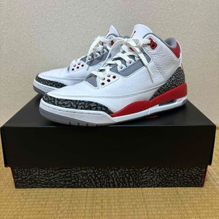 ナイキ(NIKE)のNike Air Jordan 3 Retro OG Fire Red2022(スニーカー)