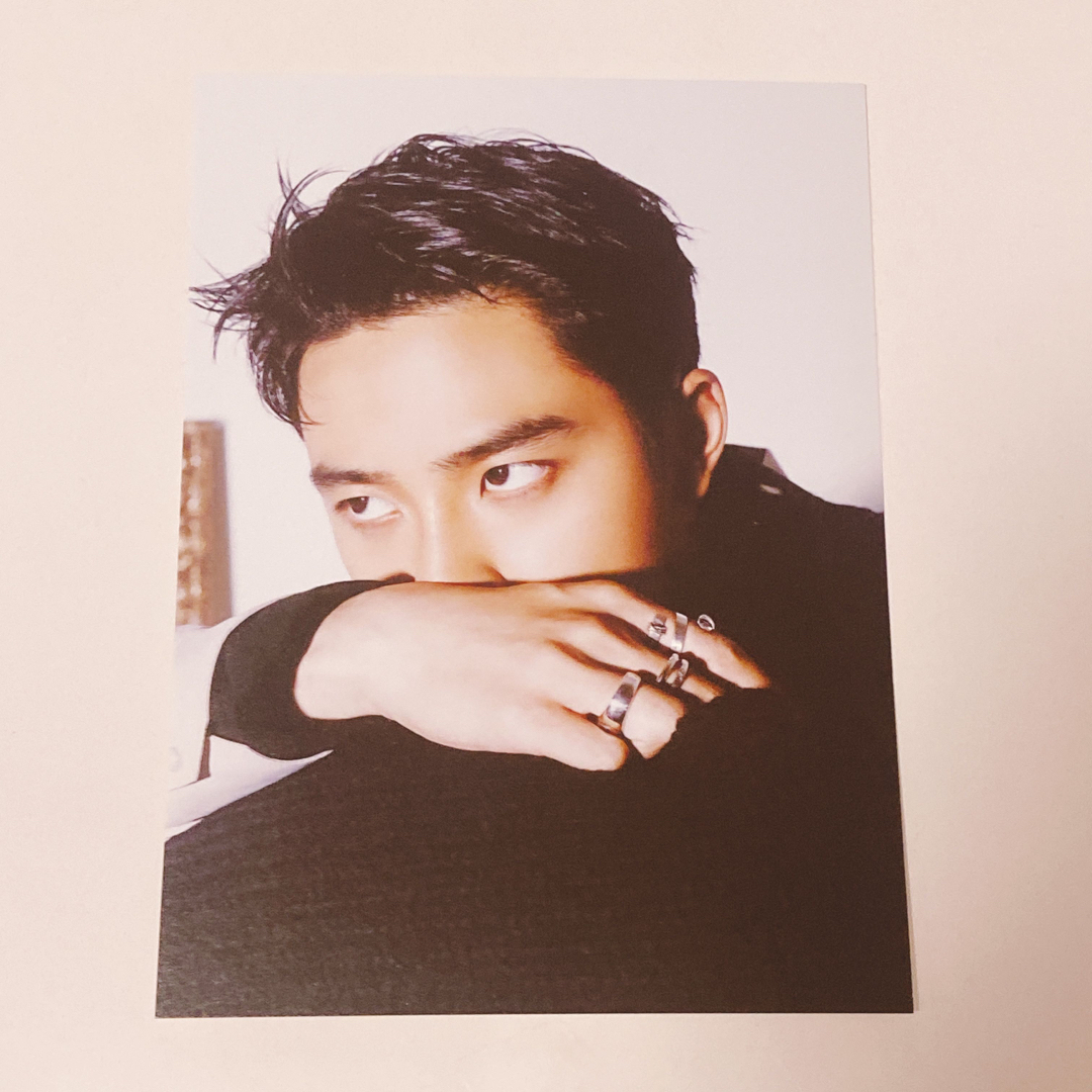 EXO(エクソ)のEXO ポストカード ディオ ギョンス TEMPO エンタメ/ホビーのCD(K-POP/アジア)の商品写真