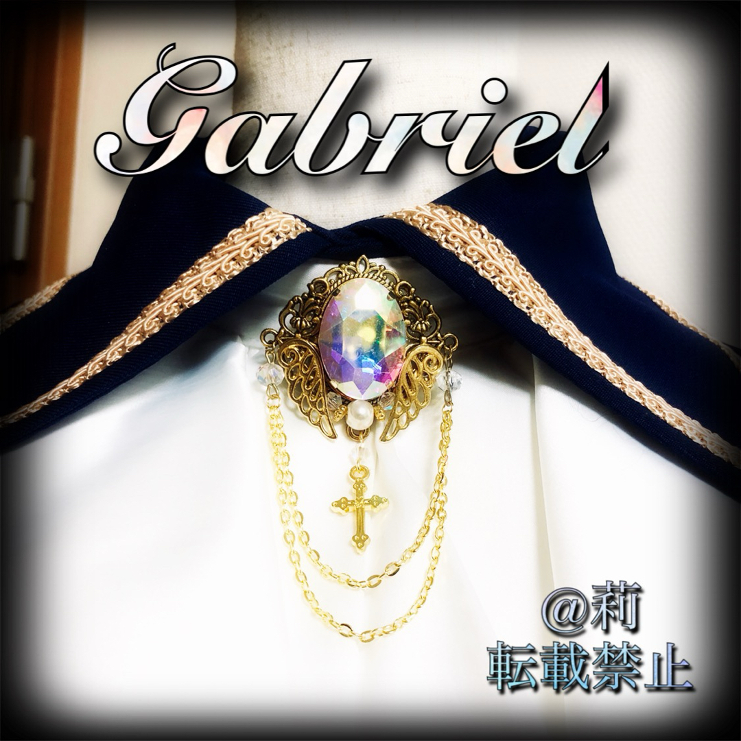 Innocent World(イノセントワールド)の多色展開 -Gabriel-ブローチ ゴールド シルバー 金古美 オパール レディースのアクセサリー(ブローチ/コサージュ)の商品写真