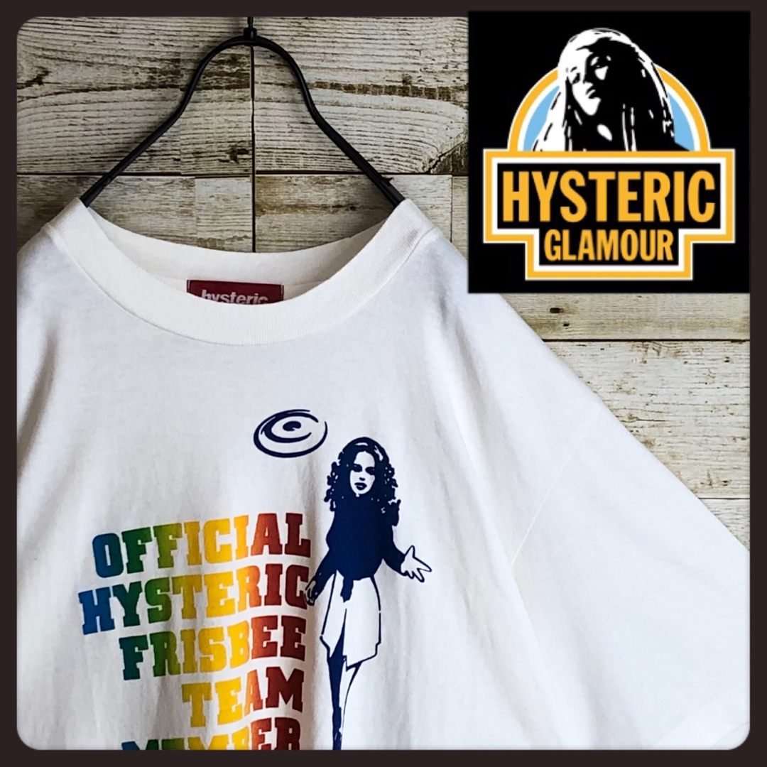 HYSTERIC GLAMOUR(ヒステリックグラマー)のhystericglamour ヒステリックグラマー tシャツ ビックロゴ入り メンズのトップス(Tシャツ/カットソー(半袖/袖なし))の商品写真