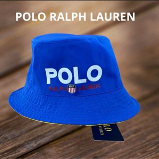 POLO RALPH LAUREN - POLO ラルフローレン　ハット　バケットハット　リバーシブル　米国購入　新品