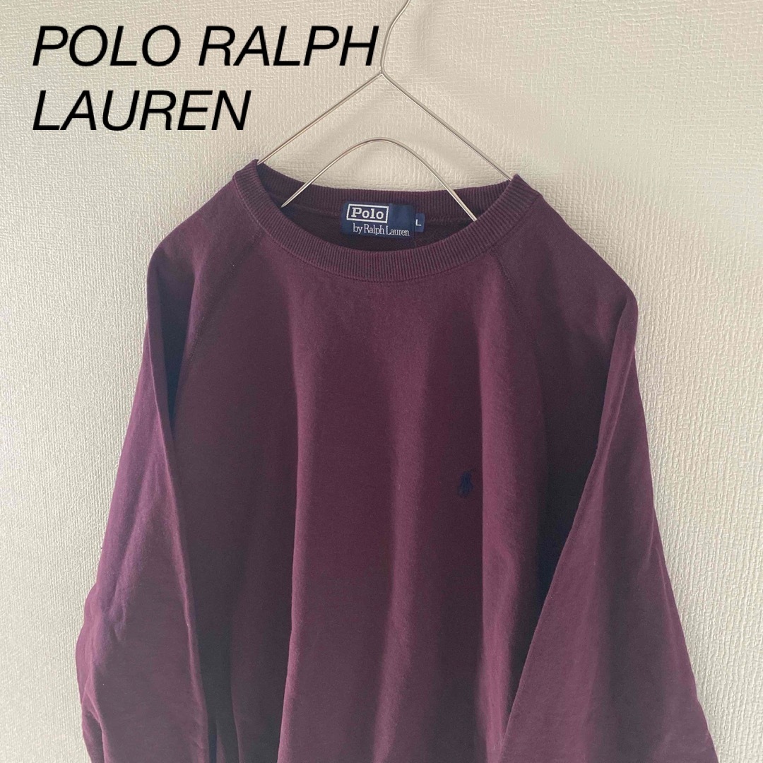 POLO RALPH LAUREN(ポロラルフローレン)のPoloRalphLaurenポロラルフローレンスウェットトレーナーバーガンディ メンズのトップス(スウェット)の商品写真