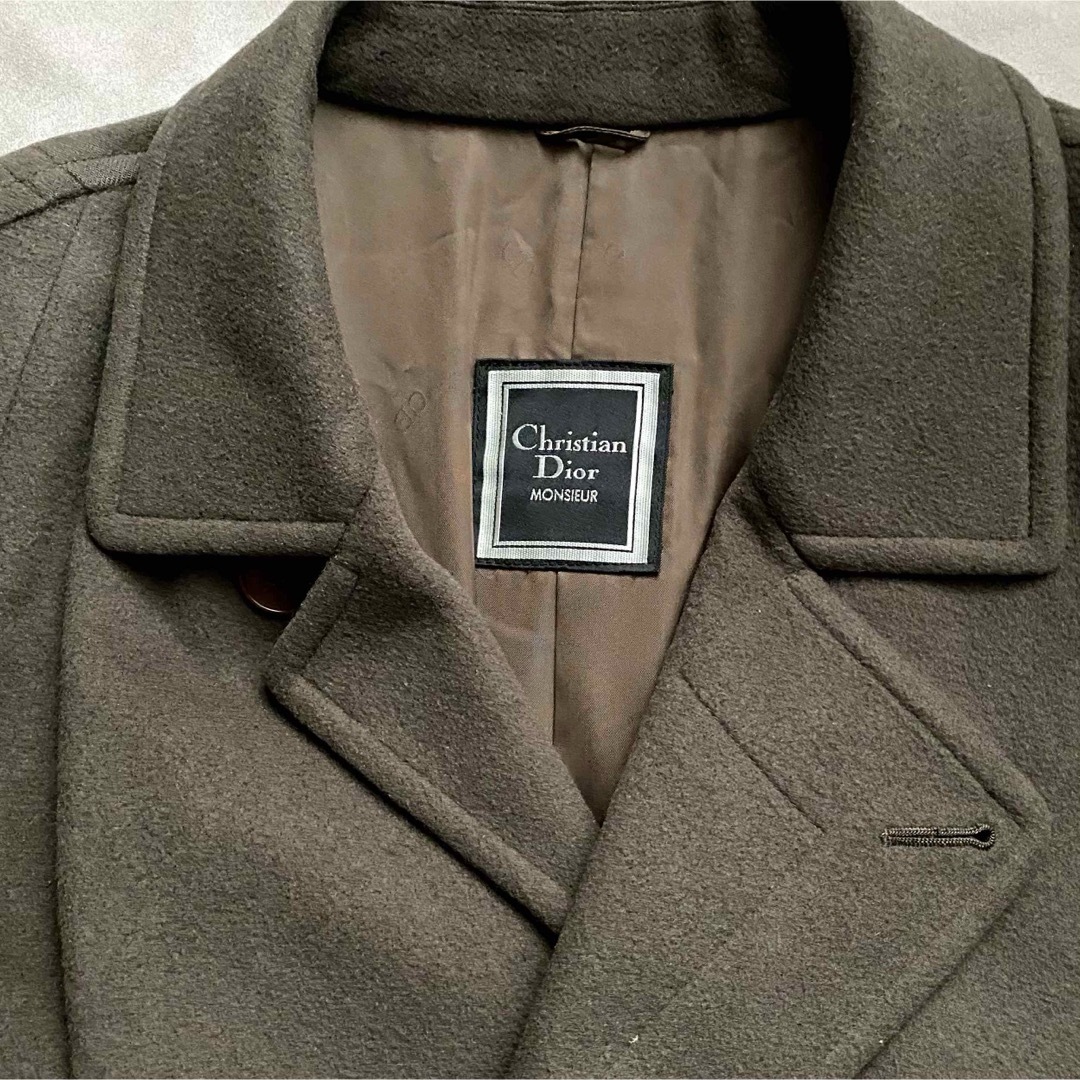 Christian Dior(クリスチャンディオール)の80s Dior Vintage Wool Cashmere Harf Coat メンズのジャケット/アウター(チェスターコート)の商品写真