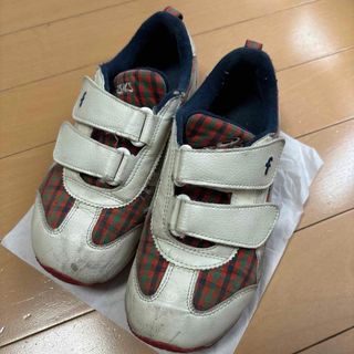 familiar - familiar×asics スニーカー　20㎝　レッド