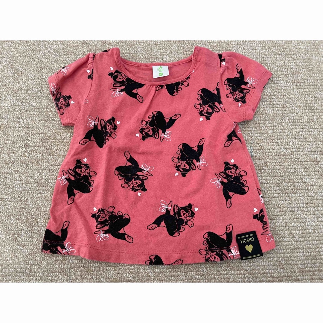 しまむら(シマムラ)の半袖Tシャツ　４枚セット　しまむら　フィガロ　POLO Baby キッズ/ベビー/マタニティのベビー服(~85cm)(Ｔシャツ)の商品写真