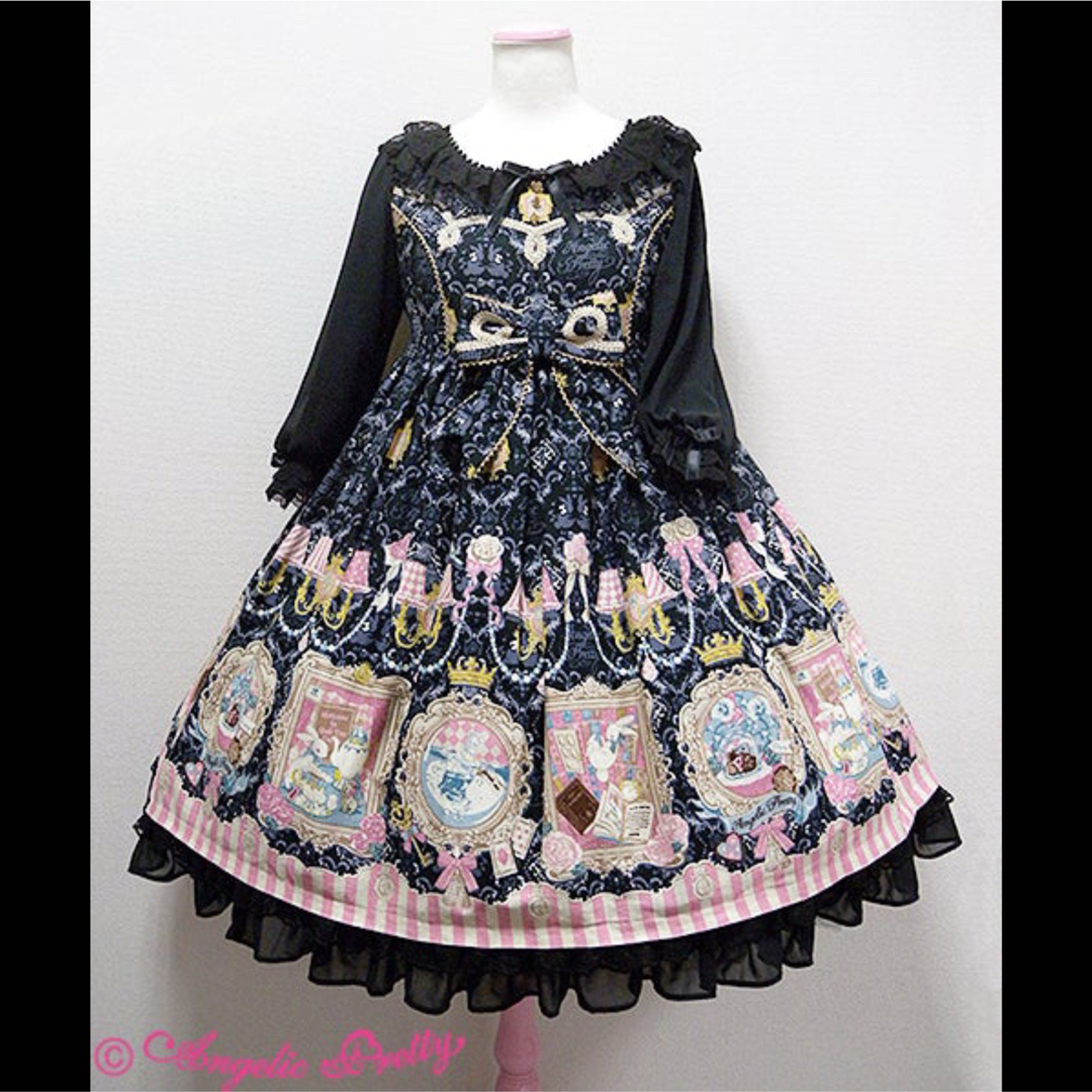 Angelic Pretty(アンジェリックプリティー)の【新品】Angelic Pretty✧Wonder Gallery ワンピース レディースのワンピース(ひざ丈ワンピース)の商品写真