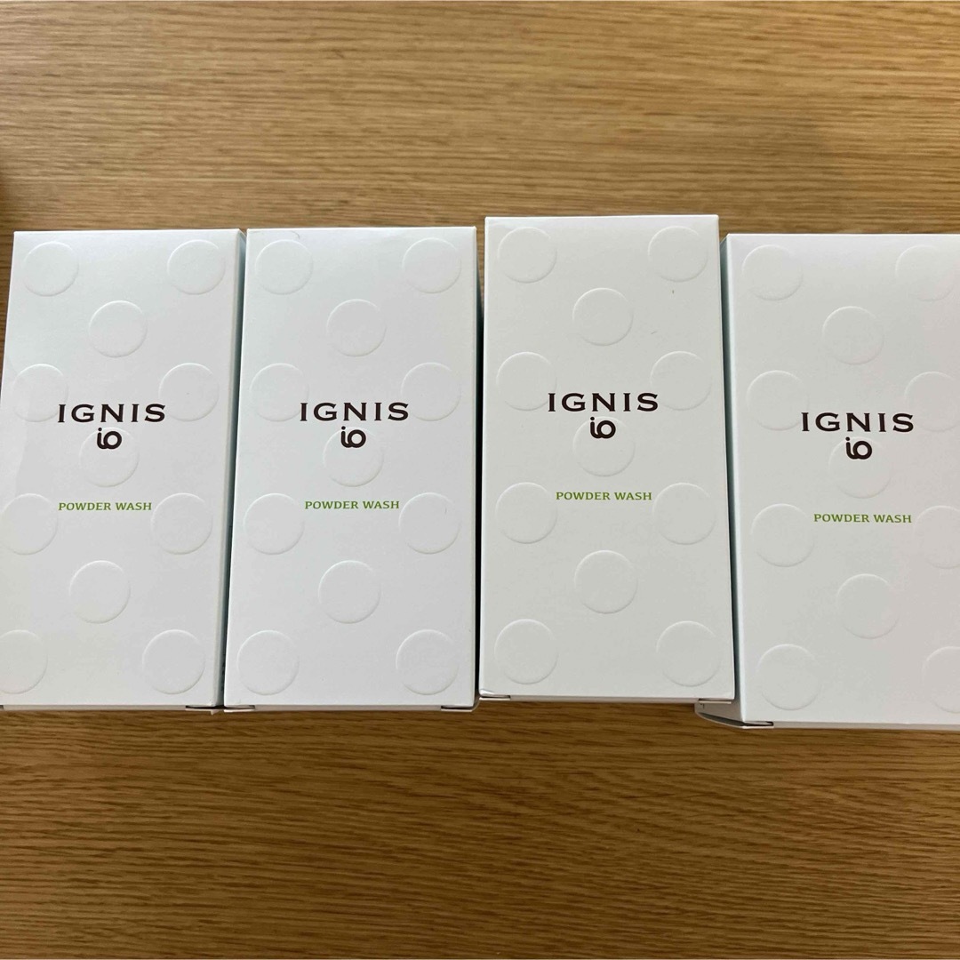 IGNIS(イグニス)のイグニスパウダーウォッシュ80g 4箱　新品未開封 コスメ/美容のスキンケア/基礎化粧品(洗顔料)の商品写真