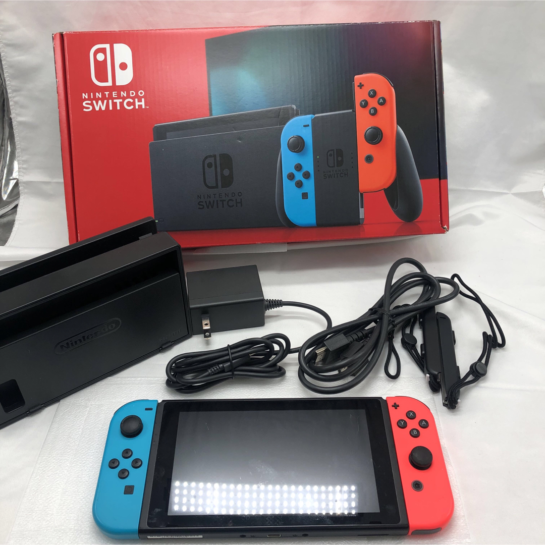 状態良好】Nintendo Switch 青と赤 抜き取っ 状態良好】Nintendo Switch 青と赤 抜き取っ