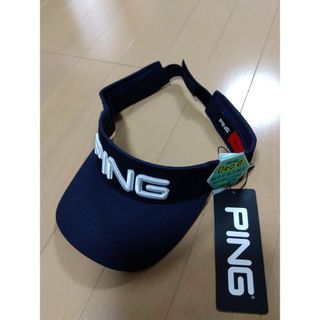 PING - 【新品】ピン バイザー ブラック