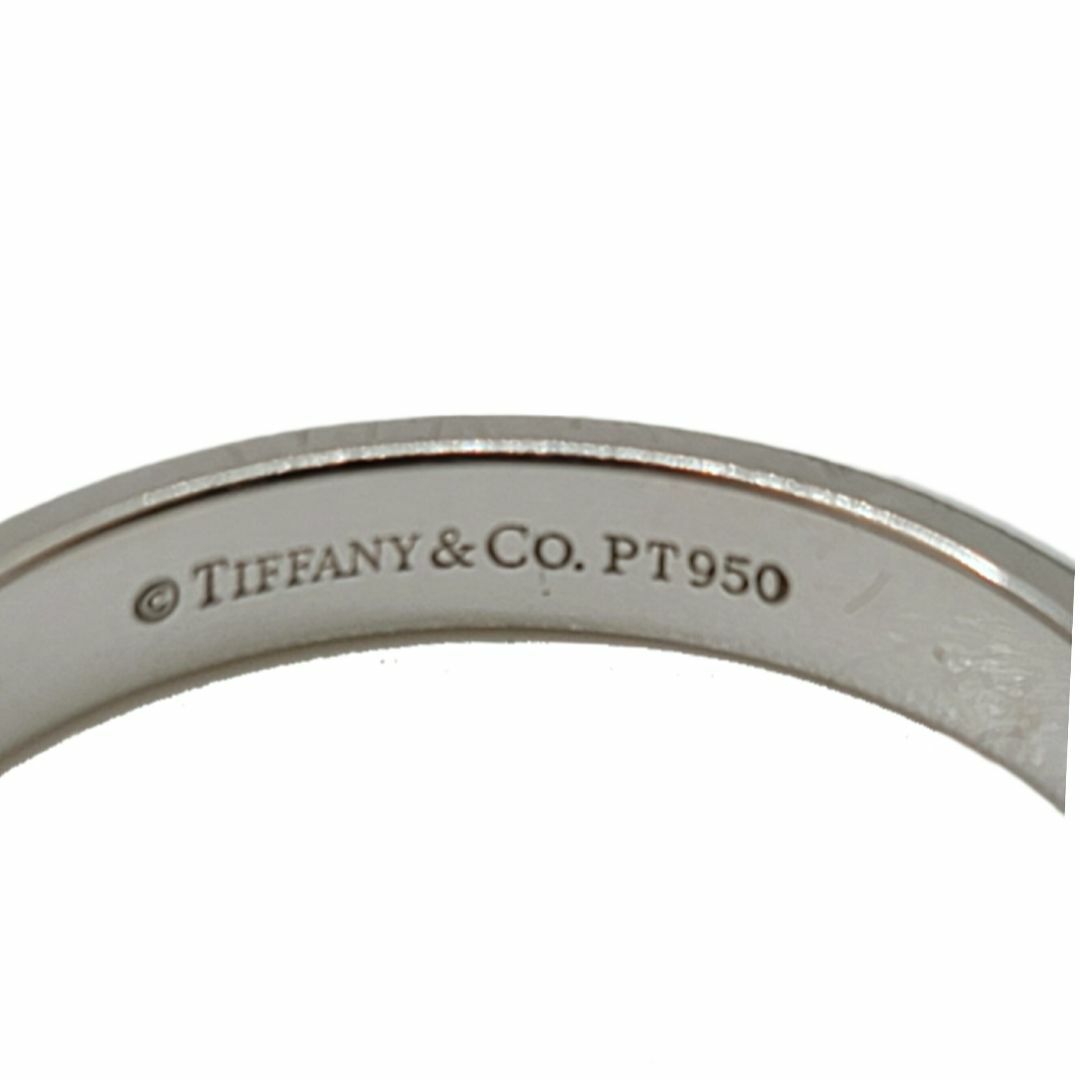 Tiffany & Co.(ティファニー)のTiffany & Co.　ティファニー　ミルグレイン　バンドリング　PT950　15号　リング ファッションリング　指輪　アクセサリー　小物　マリッジリング　重ね付　レディース　メンズ　ユニセックス レディースのアクセサリー(リング(指輪))の商品写真