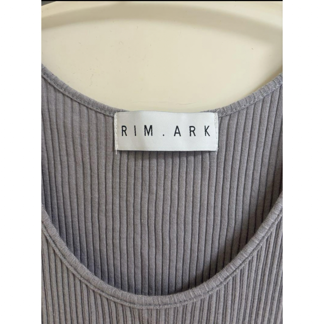 RIM.ARK(リムアーク)のRIM.ARK Standard rib tank レディースのトップス(カットソー(半袖/袖なし))の商品写真