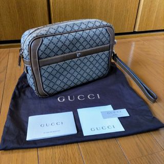 グッチ(Gucci)の美品 GUCCI ディアマンテ クラッチバッグ 267921 PVC(クラッチバッグ)