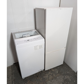 冷蔵庫　洗濯機　ホワイトデザイン家電セット　大きめサイズ　カップル単身自炊向き(冷蔵庫)