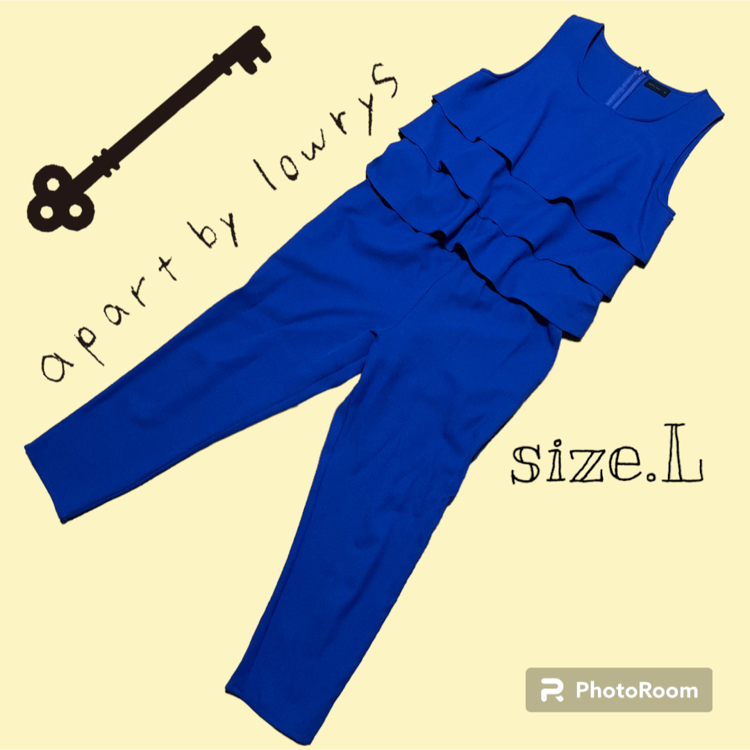 apart by lowrys(アパートバイローリーズ)のapart by lowrys/アパートバイローリーズ☻フリフリサロペット レディースのパンツ(サロペット/オーバーオール)の商品写真