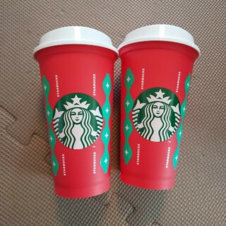スターバックスコーヒー(Starbucks Coffee)のスターバックス リユーザブルカップ 473ml×2個セット(グラス/カップ)