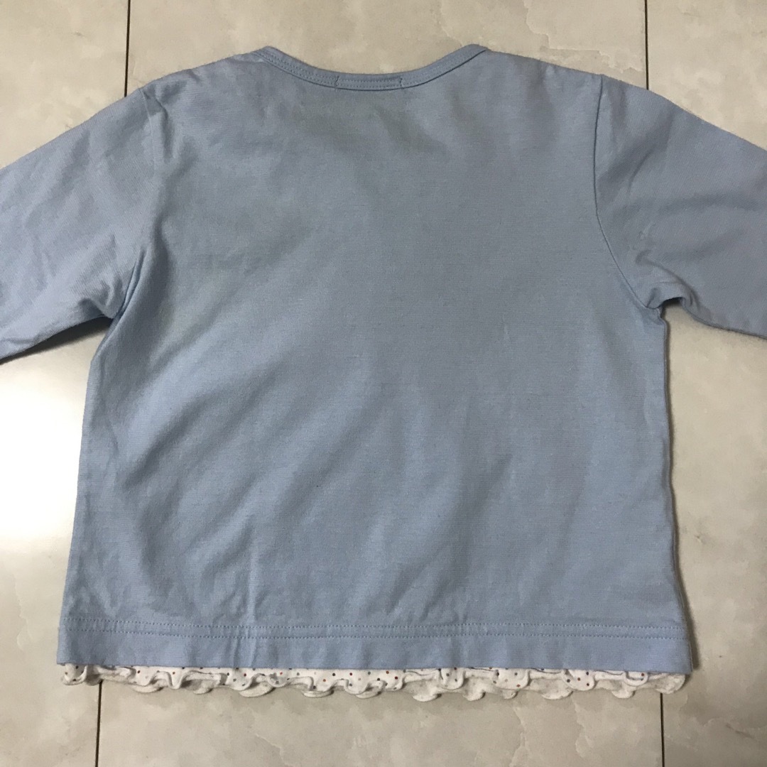 familiar(ファミリア)の《美品》familiar 可愛い　カットソー　100 キッズ/ベビー/マタニティのキッズ服女の子用(90cm~)(Tシャツ/カットソー)の商品写真