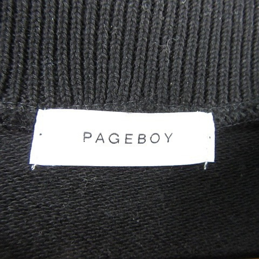 PAGEBOY(ページボーイ)のページボーイ PAGE BOY トレーナー ワンピース ハーフジップ 長袖 F レディースのワンピース(ひざ丈ワンピース)の商品写真