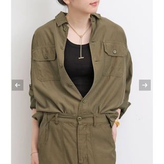 アパルトモンドゥーズィエムクラス(L'Appartement DEUXIEME CLASSE)のREMI RELIEF/レミレリーフ　Military Shirt  (シャツ/ブラウス(長袖/七分))