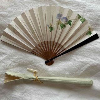 【美品】宮脇賣扇庵★扇子★紫陽花(和装小物)