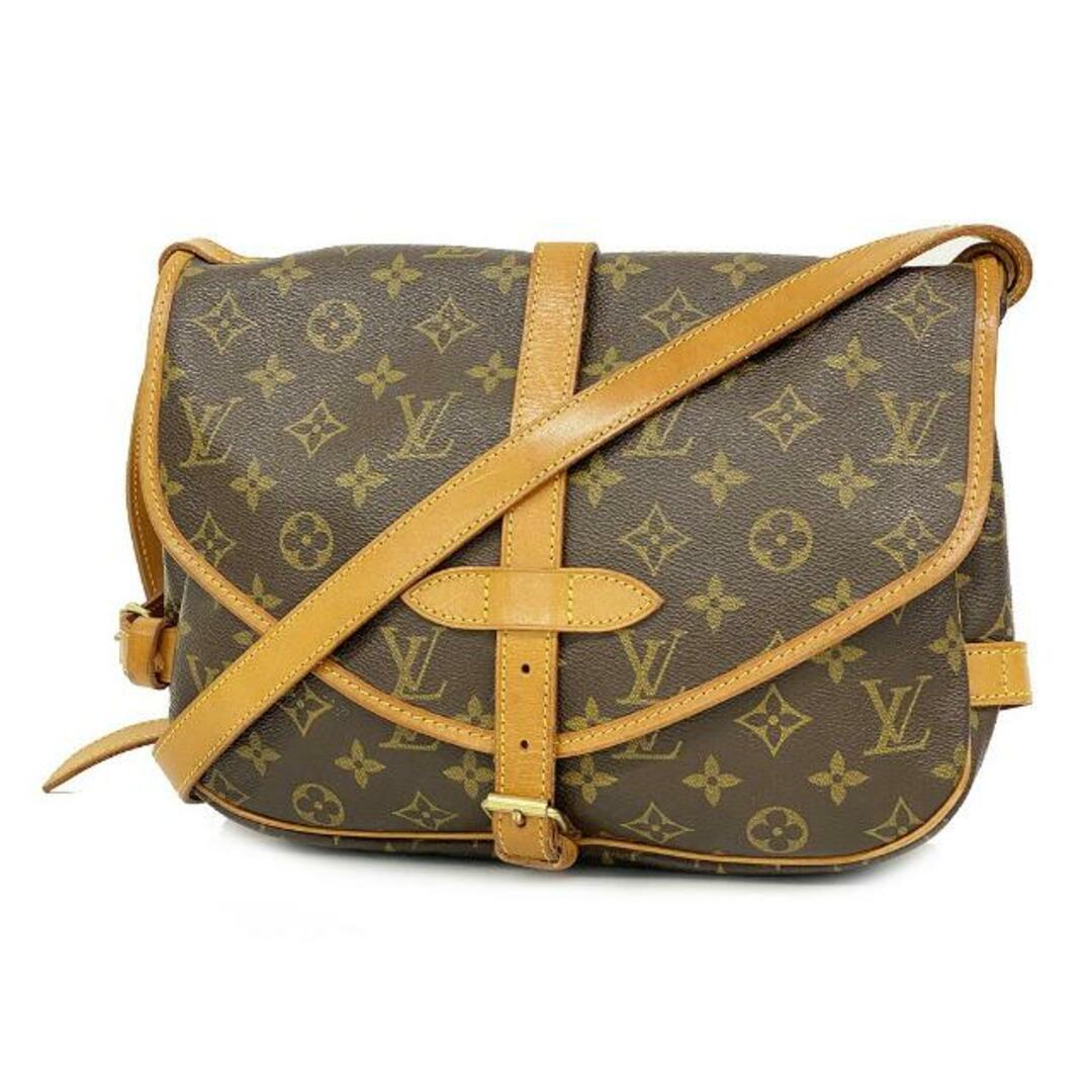 LOUIS VUITTON(ルイヴィトン)の【4fd3528】ルイヴィトン ショルダーバッグ/モノグラム/ソミュール30/M42256/ブラウン【中古】レディース レディースのバッグ(ショルダーバッグ)の商品写真