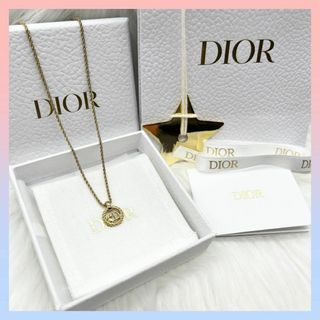 クリスチャンディオール(Christian Dior)の【美品☆】クリスチャンディオール ネックレス CD ロゴデザイン2(ネックレス)