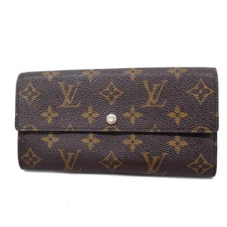 ルイヴィトン(LOUIS VUITTON)の【4fd3796】ルイヴィトン 長財布/モノグラム/ポルトフォイユサラ/M61734/ブラウン【中古】レディース(財布)