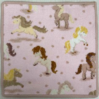 フェイラー(FEILER)の【新品未使用】フェイラー タオルハンカチ 25x25cm HAPPY PONY(ハンカチ)