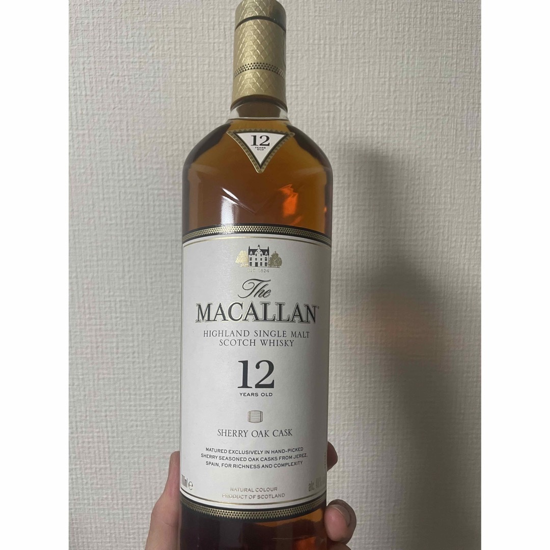 開封済み　マッカラン12年 食品/飲料/酒の酒(ウイスキー)の商品写真