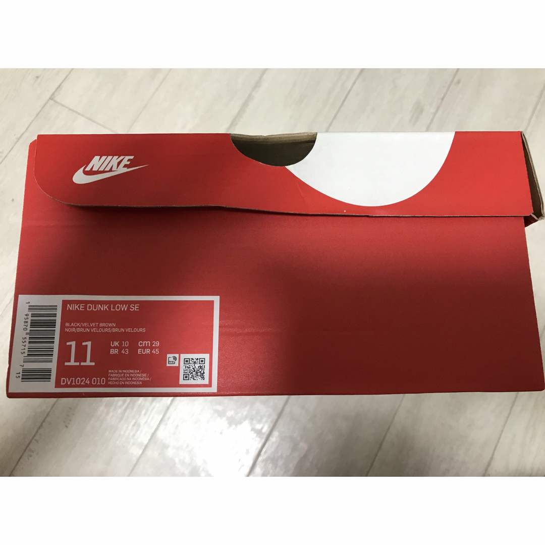 NIKE(ナイキ)のNIKE DUNK LOW SE ベルベットブラウン クロコ 29cm メンズの靴/シューズ(スニーカー)の商品写真