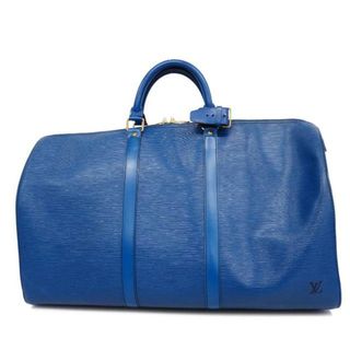 ルイヴィトン(LOUIS VUITTON)の【4fd3852】ルイヴィトン ボストンバッグ/エピ/キーポル50/M42965/トレドブルー【中古】メンズ/レディース/ユニセックス(ボストンバッグ)