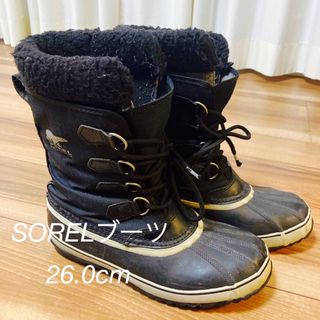 SOREL ソレル 黒 ブーツ 26.0cm