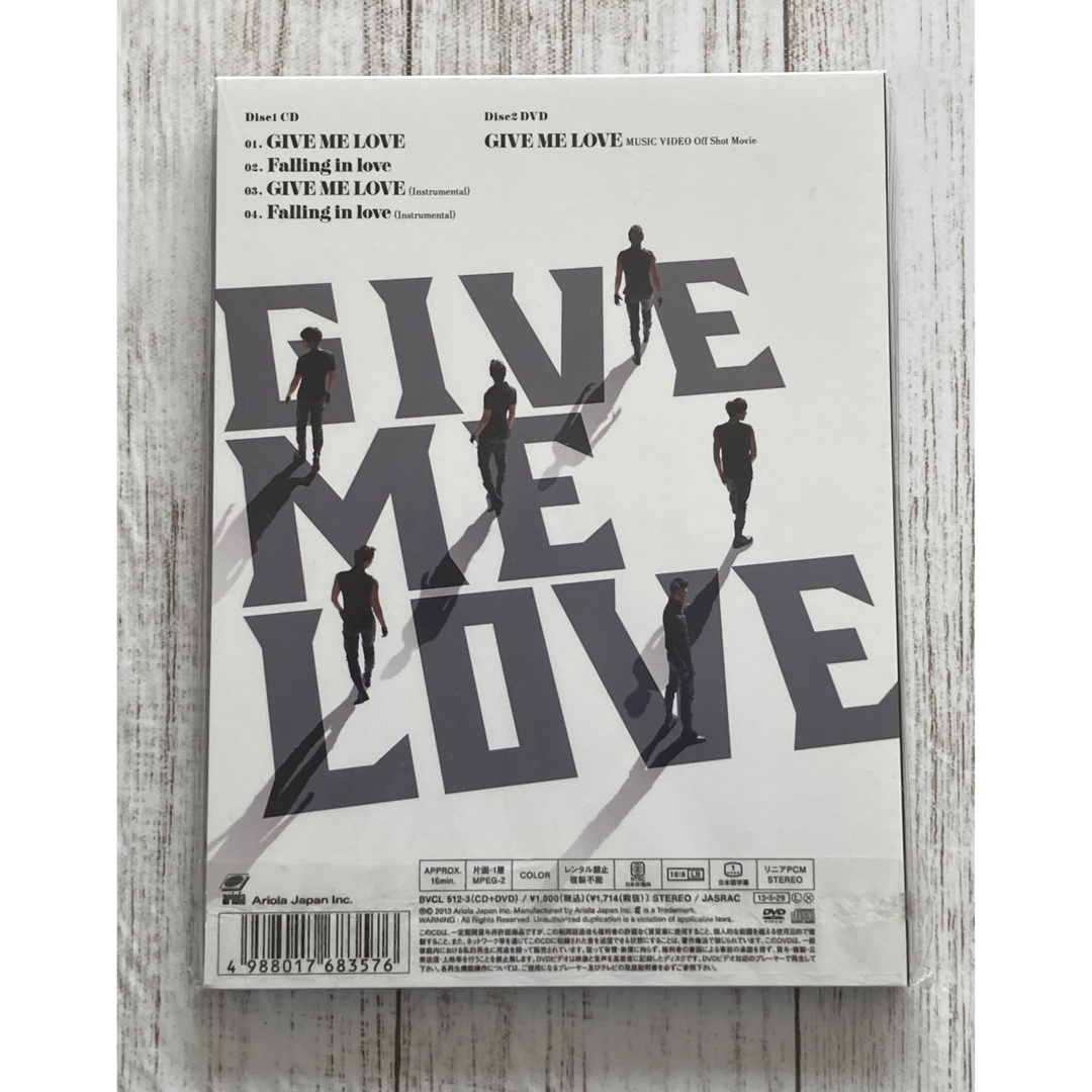 2PM(トゥーピーエム)のGIVE　ME　LOVE（初回生産限定盤B） エンタメ/ホビーのCD(K-POP/アジア)の商品写真
